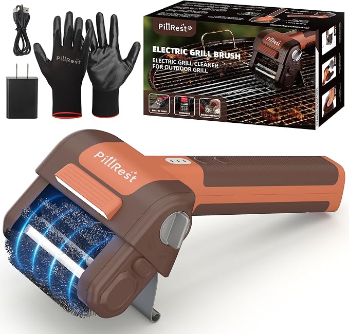 Electric Grill Brush, Cordless Rechargeable Grill Cleaner by Unknown