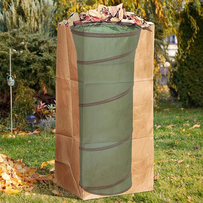 Adnee Leaf Bag Funnel Holder, Foldable Lawn Bag Chute Stand Fit - Image 7