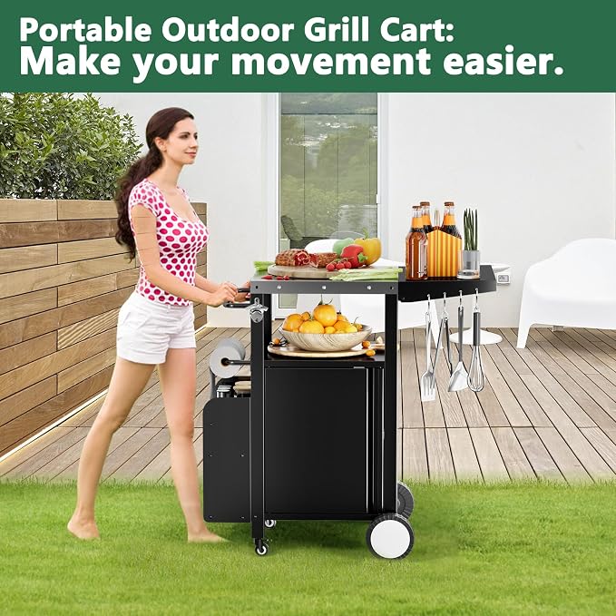 ROOMTEC Outdoor Grill Cart - Image 9