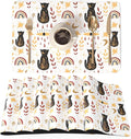 QIYI Placemats Set of 6, 12x18 Inch Faux Leather Place Mats by QIYI