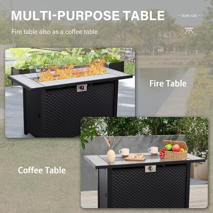 7 PCS Patio Furniture Set Outdoor Patio Furniture - Image 4