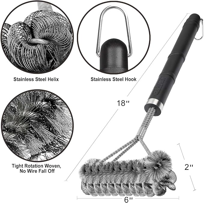 GRILLART Grill Brush Combined BBQ Brush - Image 5