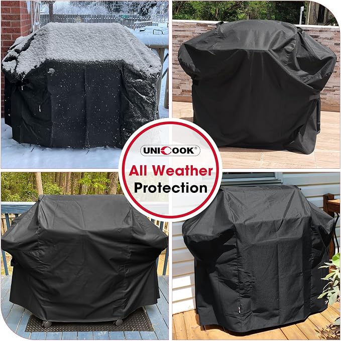 Unicook 52 Inch Grill Cover for Weber Spirit 200 and 300 Series, Gas BBQ Cover - Image 6