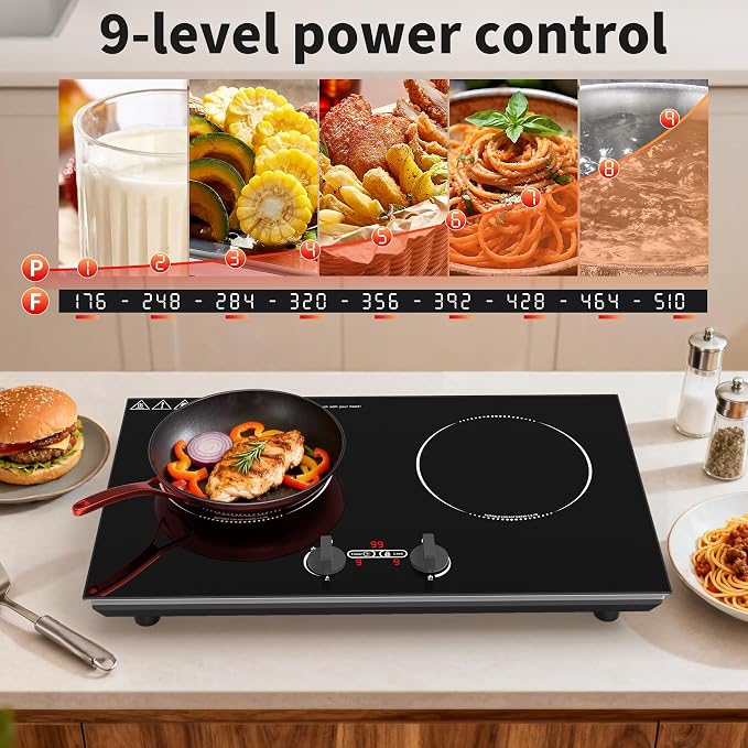 VBGK Induction Cooktop, 110V 4000W Countertop burners - Image 4