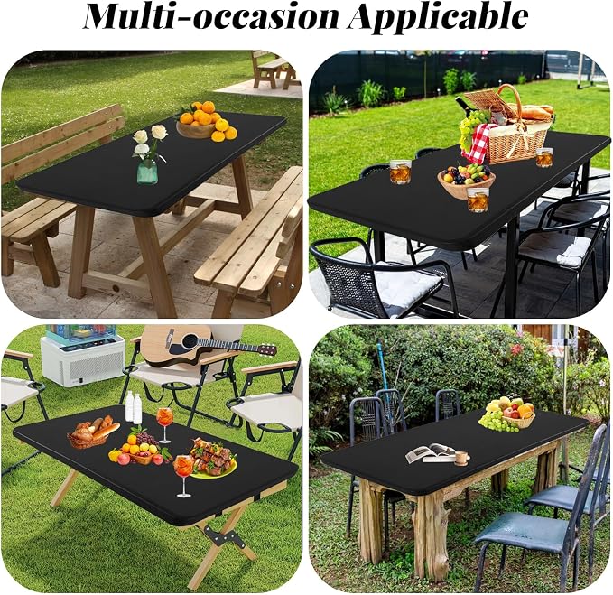 LURKA Rectangle PU Leather Table Cover/Tablecloth - Image 5