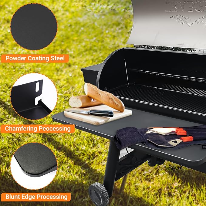 Utheer Folding Front Shelf for Traeger Pro 34, Century 885, Texas Elite 34 - Image 7