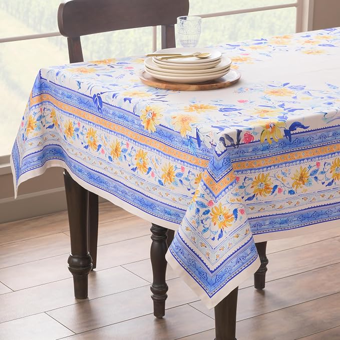 Maison d'Hermine Table Cloth Rectangle Table 100% Cotton Tablecloth - Image 9