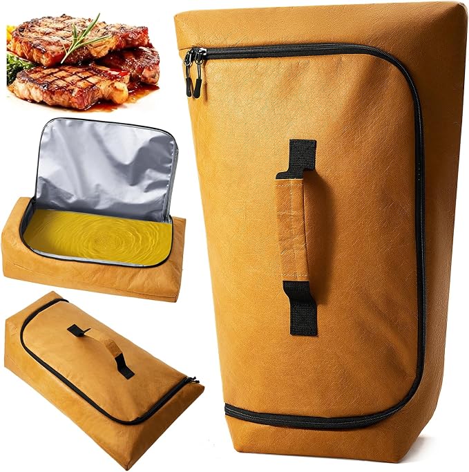BBQ Blanket for Resting Meat, Leak-Proof & Reusable Insulated Meat Resting Bag by Unknown