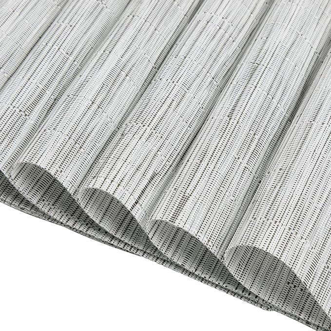 SHACOS Wedge Placemats Set of 8 Woven Vinyl Placemats - Image 7