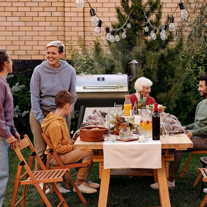Z GRILLS Wood Pellet Grill & Smoker, 8-in-1 Outdoor BBQ Grill - Image 2