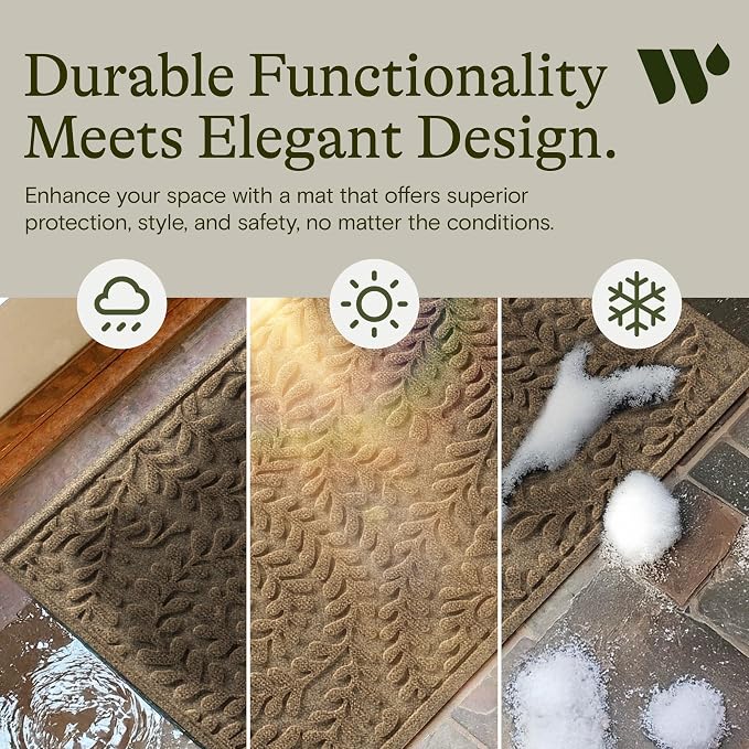 WaterHog Indoor/Outdoor Door Mat, Durable & Skid-Resistant Front Door Rug - Image 7