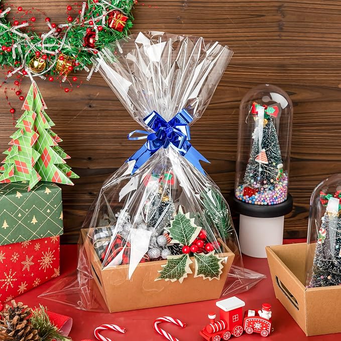 Fainne 74 Pcs Baskets for Gifts Empty Bulk DIY Empty Gift Basket Include 20 - Image 5
