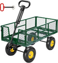 VIVOHOME Garden Cart Steel Heavy Duty 900 LBS Yard and Garden Wagon by VIVOHOME