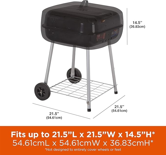 Modern Leisure 2974 Basics Walk-A-Bout Charcoal Grill Cover Water-Resistant - Image 5