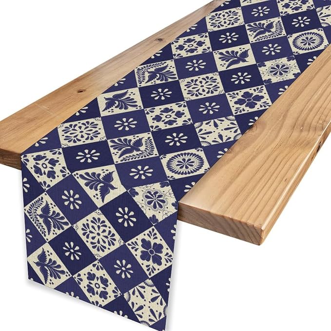 Floral Birds Mexican Table Runner - Image 4