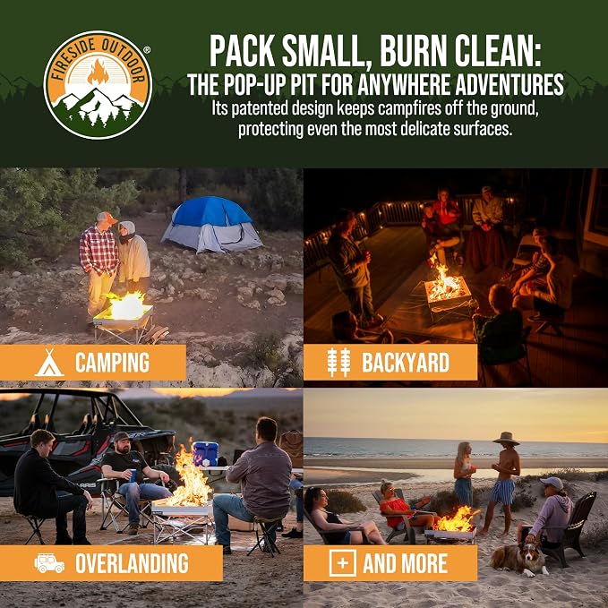 Fireside Outdoor Portable Fire Pit - Image 5