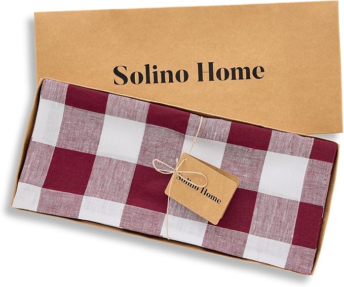 Solino Home Checkered Table Runners 90 Inches Long - Image 5