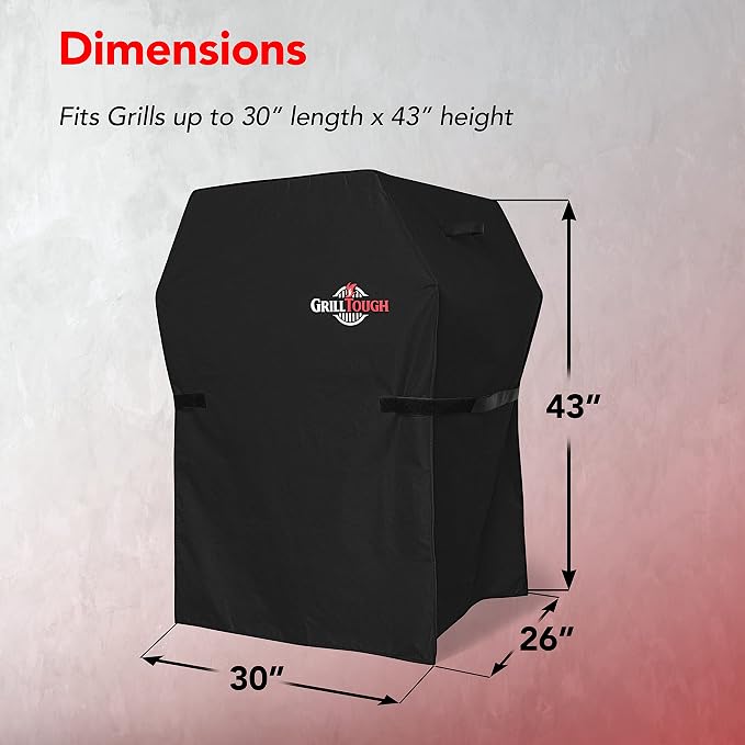 Heavy Duty BBQ Grill Cover for Outdoor Grill, 30 Inch – Waterproof, Weather - Image 5