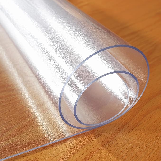 Frosted Clear Table Protector 14 x 24 Inch, 1.5mm Thick Plastic Table Cover - Image 7