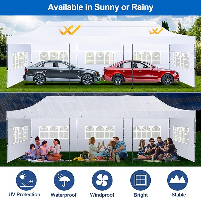 COBIZI 10x30 Pop up Canopy Tent 10x30 Canopy - Image 5