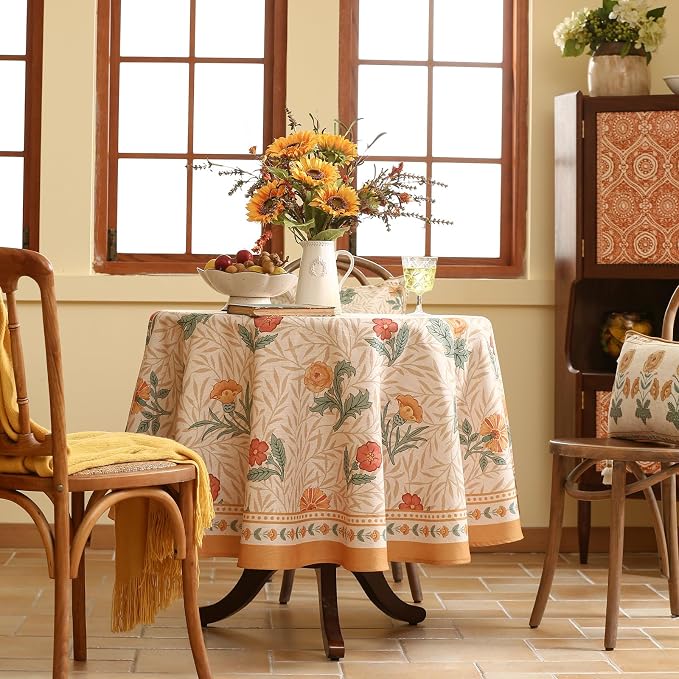patdrea Designer French Linen Table Cloth - Image 2