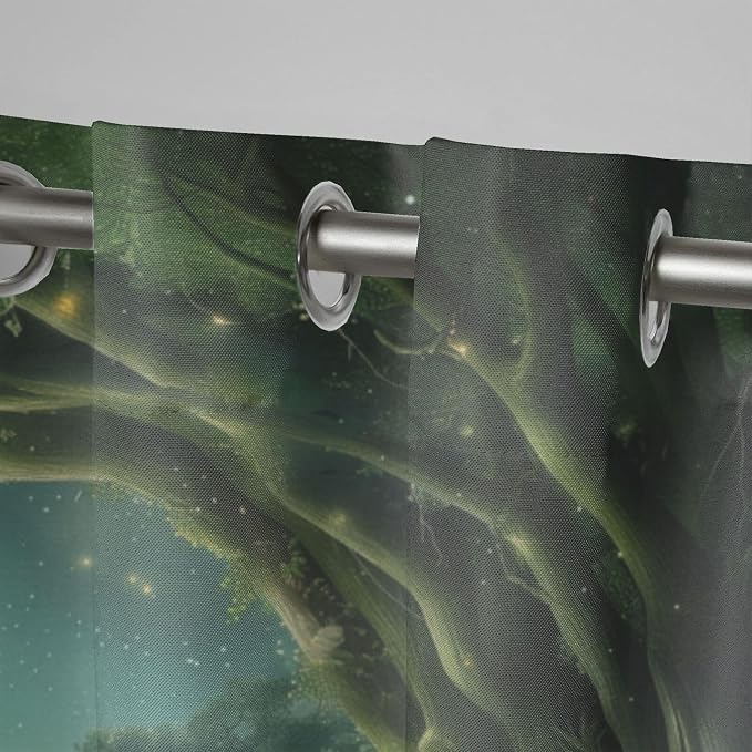 Forest Theme Waterproof Outdoor Curtains - Image 4