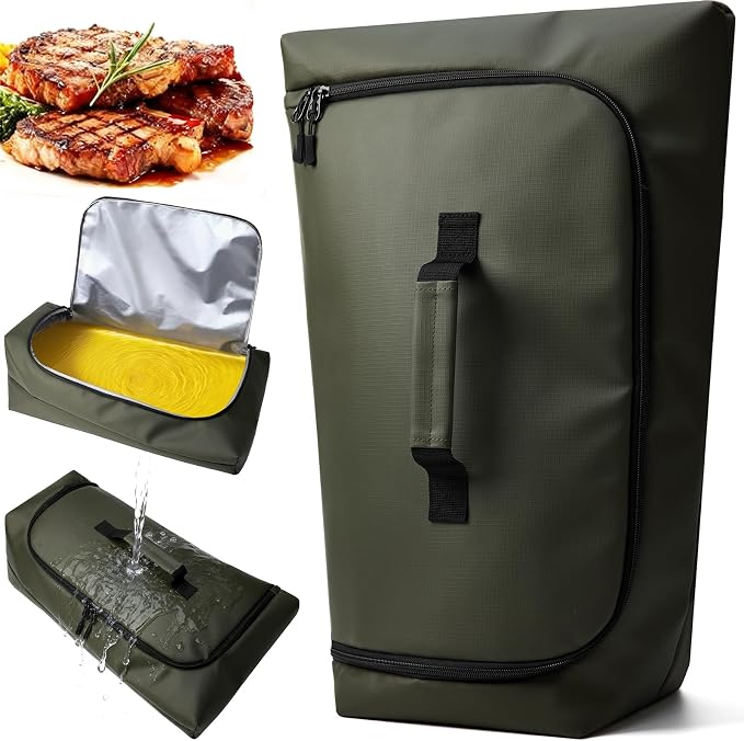 BBQ Blanket for Resting Meat, Leak-Proof Insulated Meat Resting Bag, 270° Top by Unknown