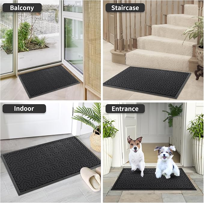 Yimobra Extra Large Door Mat Outside Entrance 60x36, Waterproof Heavy Duty - Image 7