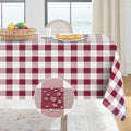 Softalker Gingham Checkered Tablecloth Rectangle by Softalker