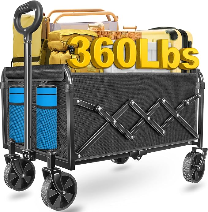Wagons Carts Foldable, Collapsible Wagon by ARTISTSDREAM
