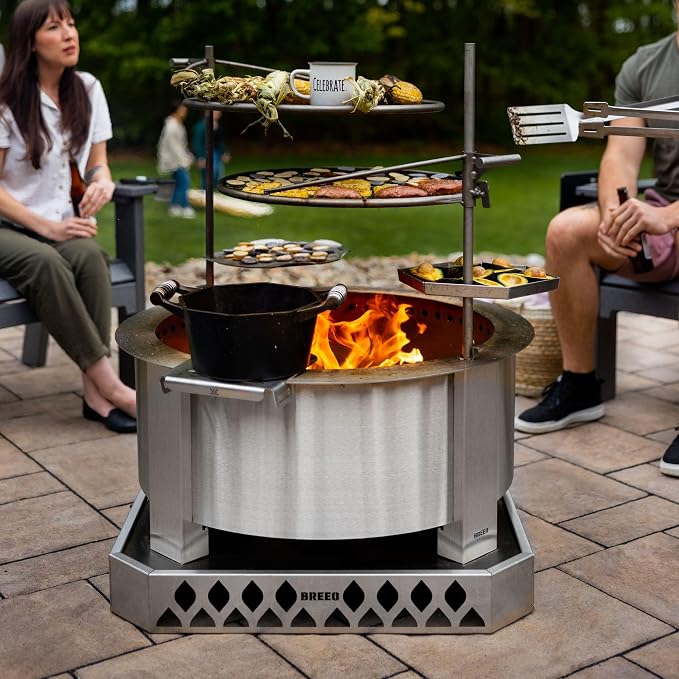 Breeo Smokeless Fire Pit | 34.5 inch Smokeless Firepit - Image 3