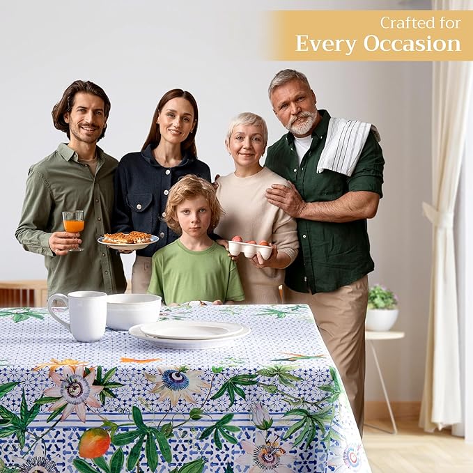 Maison d' Hermine Table Cloth Rectangle Table 100% Cotton 60 x 108 Inches - Image 6