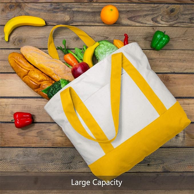 TOPDesign 1-Pack Canvas Tote Bag - Image 4