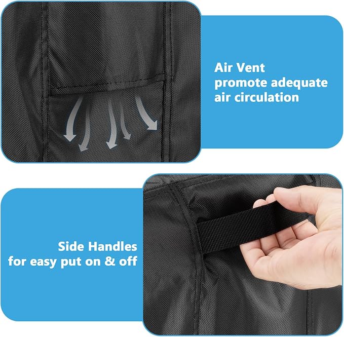 Heavy Duty Waterproof Gas Grill Cover, 76 inch Flat Top Griddle Cover - Image 5