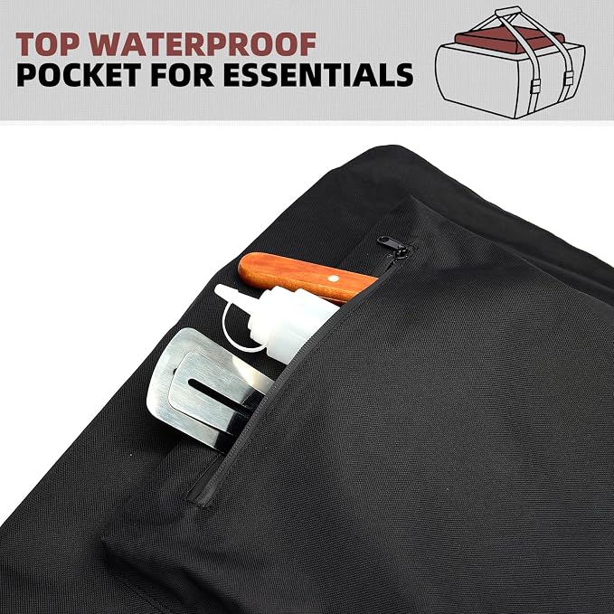 Waterproof Carry Cover for Blackstone Pizza Oven 2238 2379 5967, Tabletop Pizza - Image 5