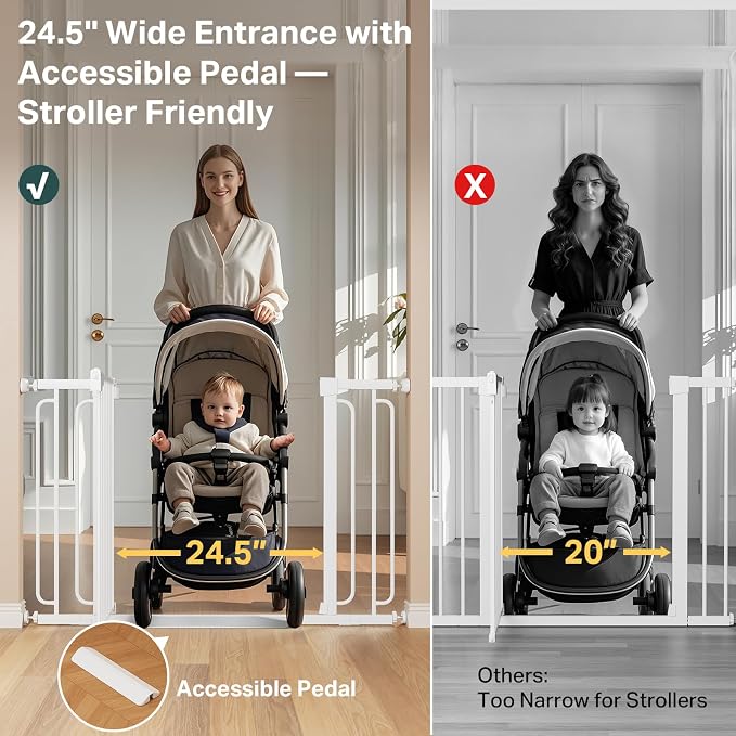 Cumbor 36.6-64" Extra Wide Baby Gate - Image 5