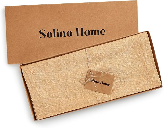 Solino Home Linen Table Runner 108 Inches Long - Image 5