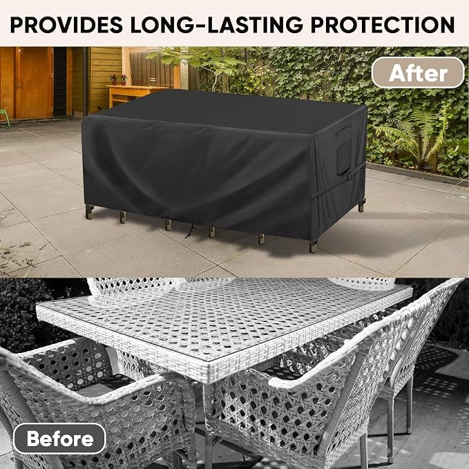 BALEINE Patio Furniture Covers, 108×82 Outdoor Furniture Cover Waterproof - Image 7