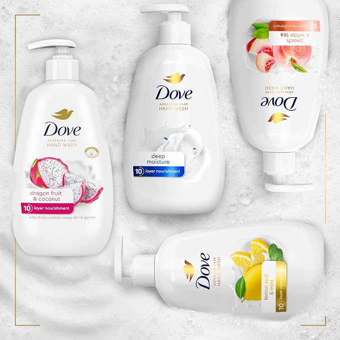 Dove Advanced Care Hand Wash 4 Count - Image 7
