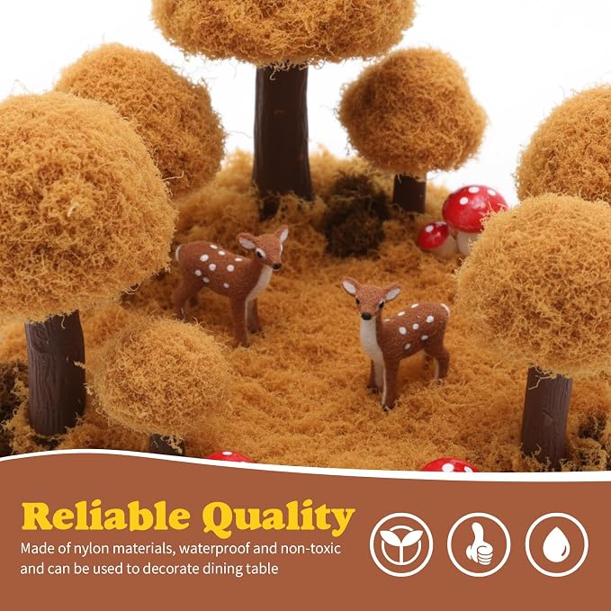 Zeyune 2 Pcs Fake Moss Table Runner - Image 3