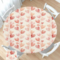 Valentines Day Round Fitted Tablecloth by Unknown