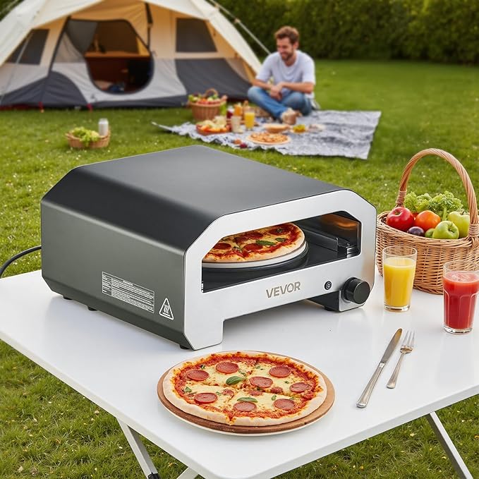 VEVOR 16 in Outdoor Pizza Oven, Auto Rotating Propane Gas Pizza Ovens, Portable - Image 8