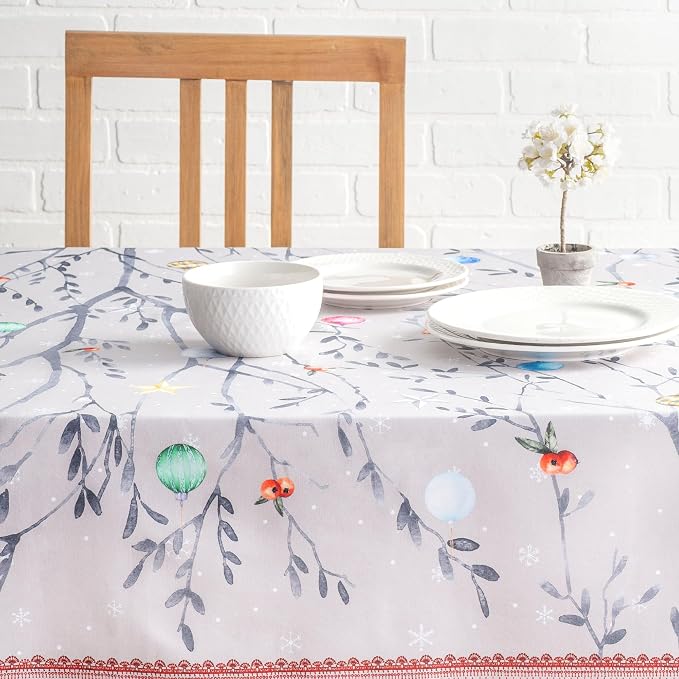Maison d' Hermine Table Cloth Rectangle Table 100% Cotton 70 x 108 Inches Fall - Image 8