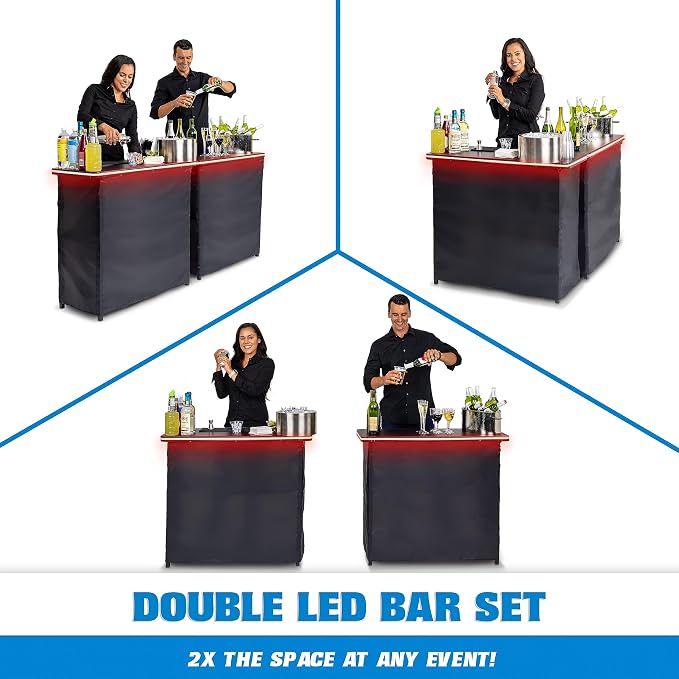 GoPong GoBar Portable Double Bar Table Set - Image 4