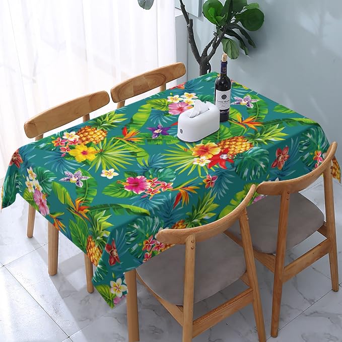 Worltoldb Pineapple Tablecloths Polyester Table Cloth - Image 6