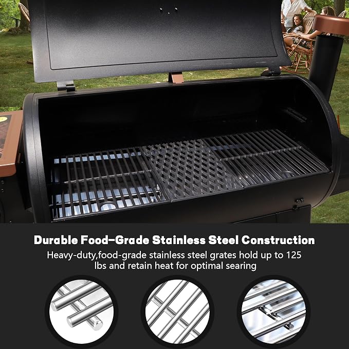 Cast Iron Cooking Grates for Pit Boss 1000 Series Austin XL Rancher XL Grill - Image 3