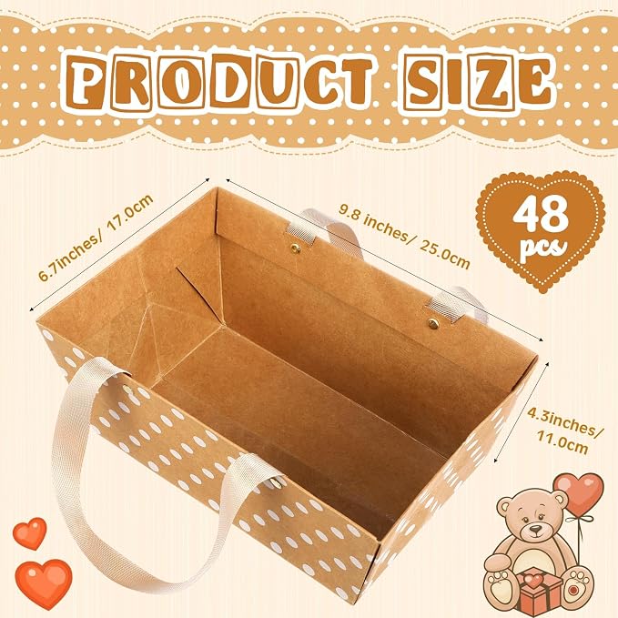 Pinkunn 48 Pcs Basket for Gifts Empty DIY Bulk Party Gift Basket Kit - Image 2
