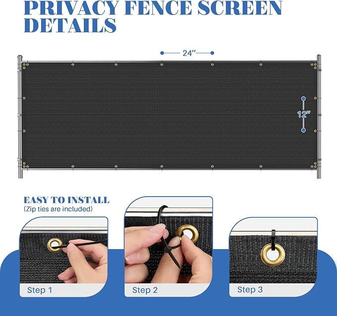 ECOOPTS 8'x241' Privacy Fence Screen Windscreen - Image 5