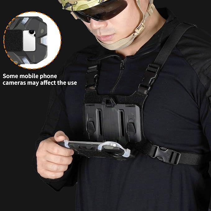 Tactical Molle Phone Holder for Plate Carrier Vest, Quick Release & Adjustable - Image 6