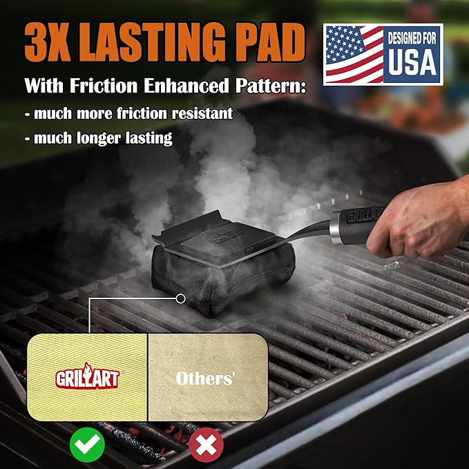 GRILLART Bristle Free Grill Brush Kit, Reinforced Outdoor Grill Brushes - Image 6